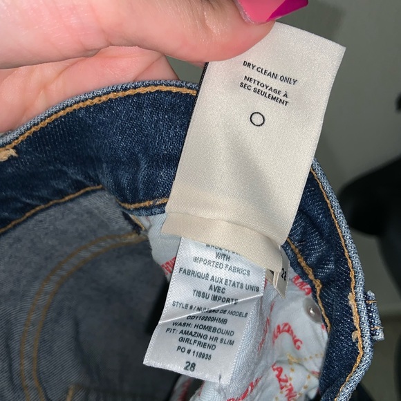 Alice & Olivia Denim Trouser jeans with silver stud embellishments–– NWT - Picture 16 of 16